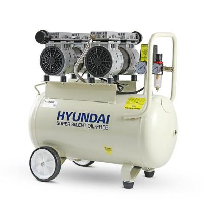 Hyundai 1500W 50L Oil Free Low Noise Portable Electric Air Compressor 11CFM 118psi