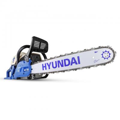 Hyundai 20" 50cm 62cc Petrol Chainsaw, 2-Stroke Easy-Start