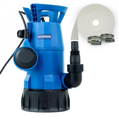 Hyundai 1100W Submersible Water Pump, 25-32mm / 1- 1/2'' Hose, Clean and Dirty Water, 7m Lift