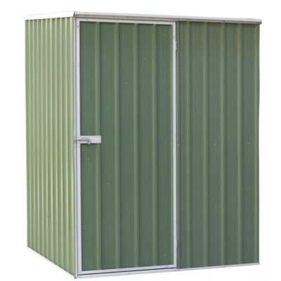 Sealey Dellonda Galvanized Steel Storage Shed with Pent Style Roof 151 x 151 x 200cm - Green