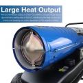 Hyundai 125,000BTU / 37kW Diesel or Kerosene Space Heater, 900m3 Coverage, Thermostat_6