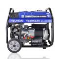 Hyundai 3.2kW / 4kVA* Petrol Site Open Generator with Electric, Recoil Start & Wheel Kit_7