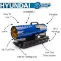 Hyundai 70,000BTU / 20kW Diesel or Kerosene Space Heater, 496m3 Coverage, Thermostat_2