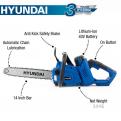 Hyundai 14\'\' 35cm Cordless Battery Chainsaw 40V Li-Ion 2.5Ah Battery_2