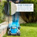 Hyundai 33cm 1300W Electric Lawn Mower, 11m Detachable Power Cable, 3 Heights & 30L Collection Bag_5