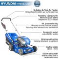 Hyundai 42cm Cordless 40v Lithium-Ion Battery Lawnmower with Battery and Charger_2