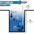 Hyundai 1100W Submersible Water Pump, 25-32mm / 1- 1/2\'\' Hose, Clean and Dirty Water, 7m Lift_9
