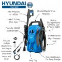 Hyundai 1740psi Electric Pressure Washer, 7.1L/min, 1600W Motor with Hose & Attachments_2
