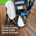Hyundai 1740psi Electric Pressure Washer, 7.1L/min, 1600W Motor with Hose & Attachments_9