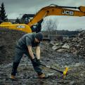 JCB 5lb Grubbing Mattock 85mm and 55mm Cutter, Heavy-Duty Steel Blade_4